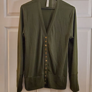 Light weight olive green sweater